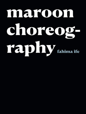 cover image of Maroon Choreography